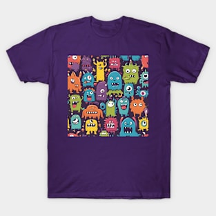 Cute Monster Cartoons T-Shirt